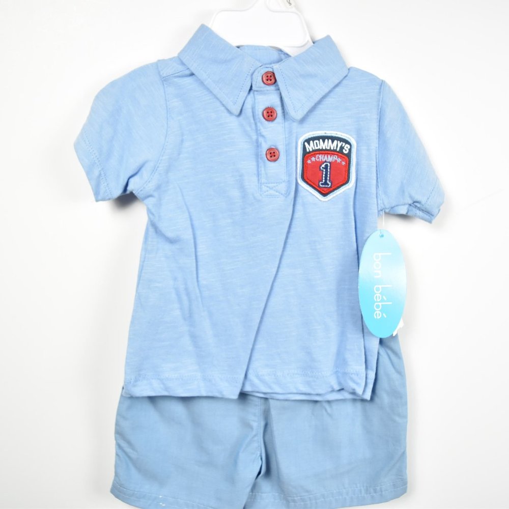 NEW WITH TAGS polo shirt and shorts set